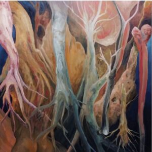 Gruta II - 2021 - Óleo sobre tela - 140x140