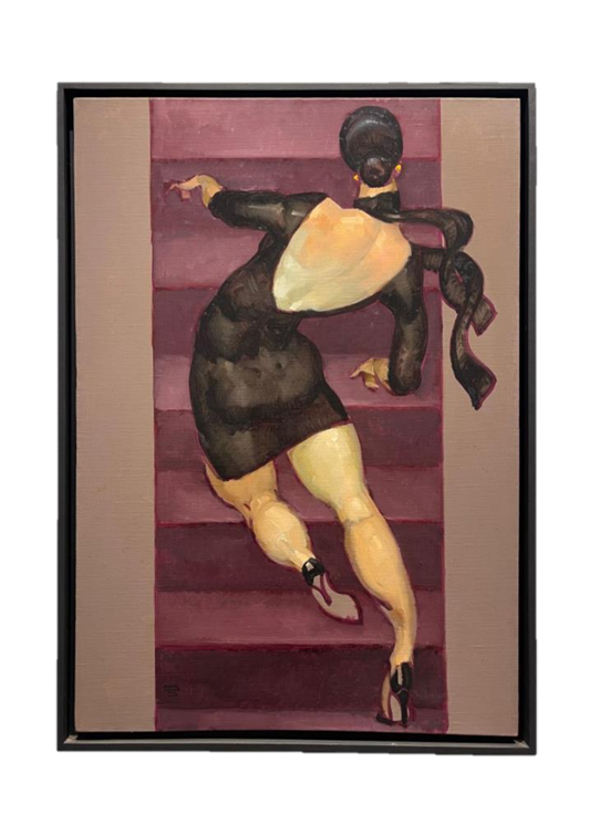 “Eme Etage a Droitê” Paris, 2000 - Óleo sobre tela - 73X54CM