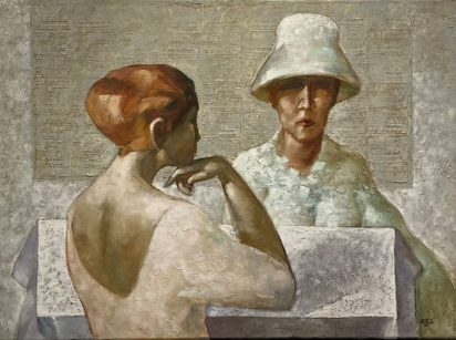 “Mulheres de Seda” – Rio de Janeiro, 1984 - Óleo sobre tela - 95X70CM