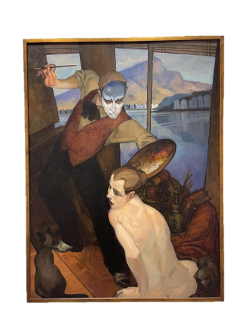 “Atelier Rio de Janeiro” Paris, 1996 - Óleo sobre tela - 130X97CM