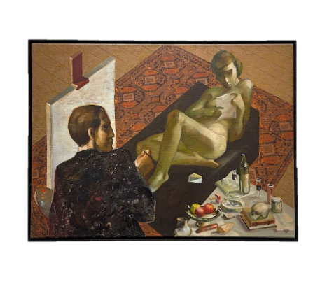 “Carta ao Modelo” - Rio de Janeiro, 1984 - Óleo sobre tela - 70X95CM