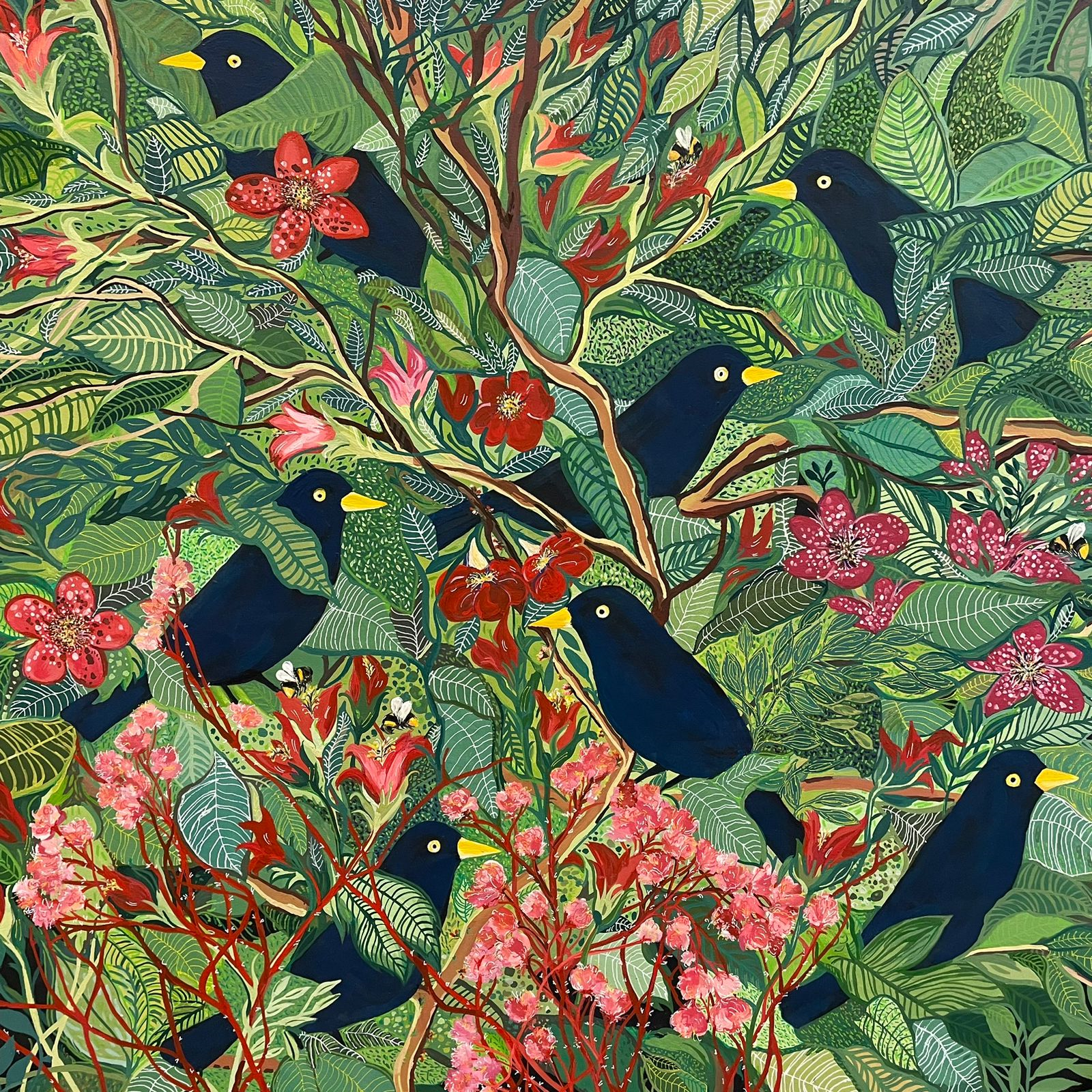 Acrílica sobre tela - 100x100